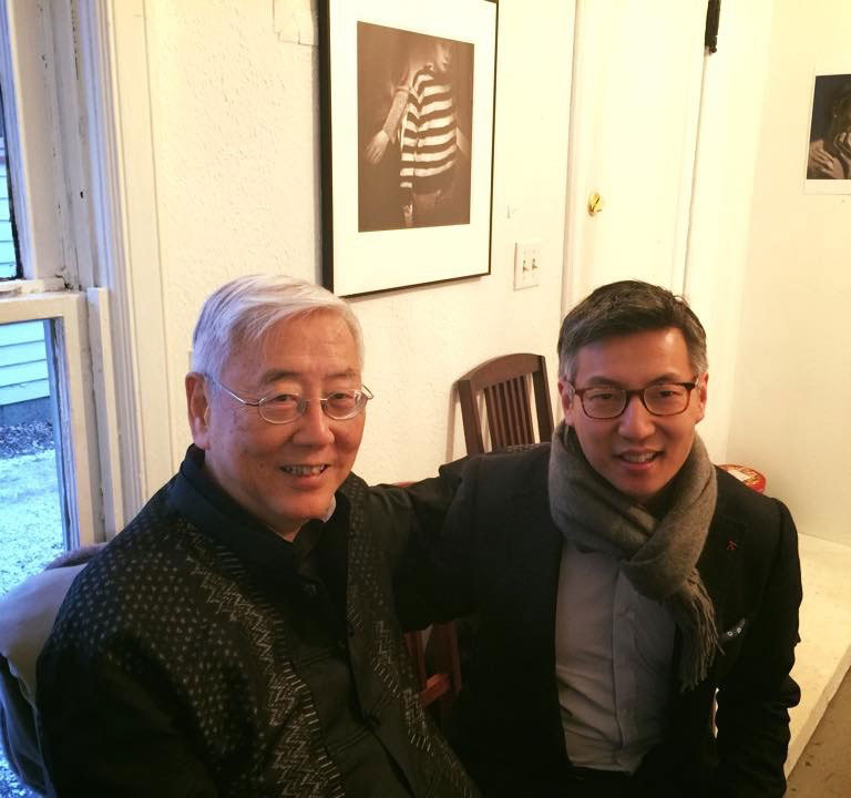 Professor Eugene Eoyang with Comparative Literature alumnus Joon Park.